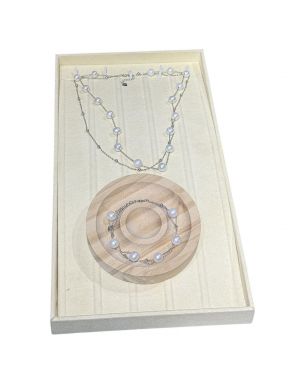 Sale bộ trang sức ngọc trai phối bạc ngày 13/10