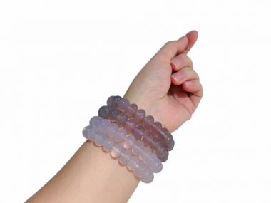  LẮC TAY BẠCH NGUYỆT QUANG CHALCEDONY – TUYỆT TÁC PHONG THỦY 