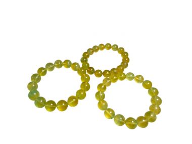VÒNG TAY ĐÁ FLUORITE VÀNG CHANH – SANG TRỌNG, TRONG VEO & THU HÚT TÀI LỘC