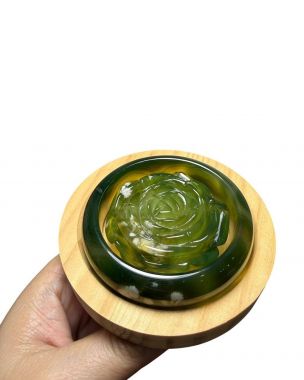 BÍCH DIỆP TUYẾT HOA – BẢO NGỌC MÃ NÃO XANH BẰNG TẤT CẢ SỰ TINH TÚY CỦA TỰ NHIÊN
