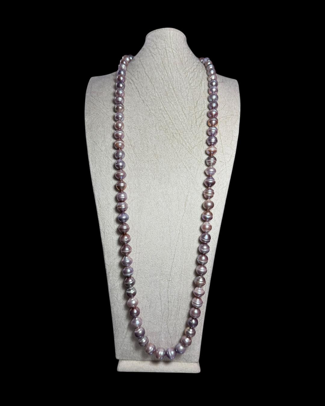 SANG TRỌNG VÀ THANH LỊCH VỚI CHUỖI NGỌC TRAI EDISON MÀU TÍM OMBRE 